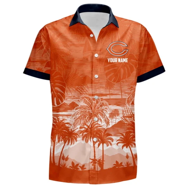 Chicago Bears Hawaiian Shirt 2026 Premium Crinkle Textured Personalize Name
