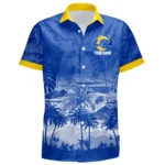 Los Angeles Rams Hawaiian Shirt 2026 Premium Crinkle Textured Personalize Name