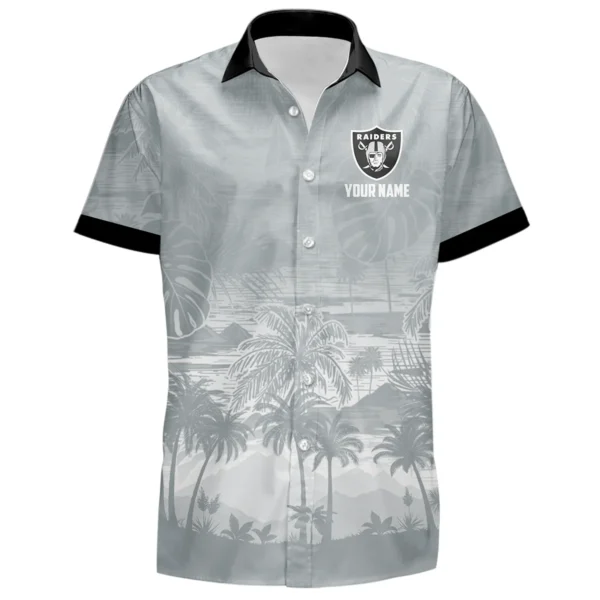 Las Vegas Raiders Hawaiian Shirt 2026 Premium Crinkle Textured Personalize Name