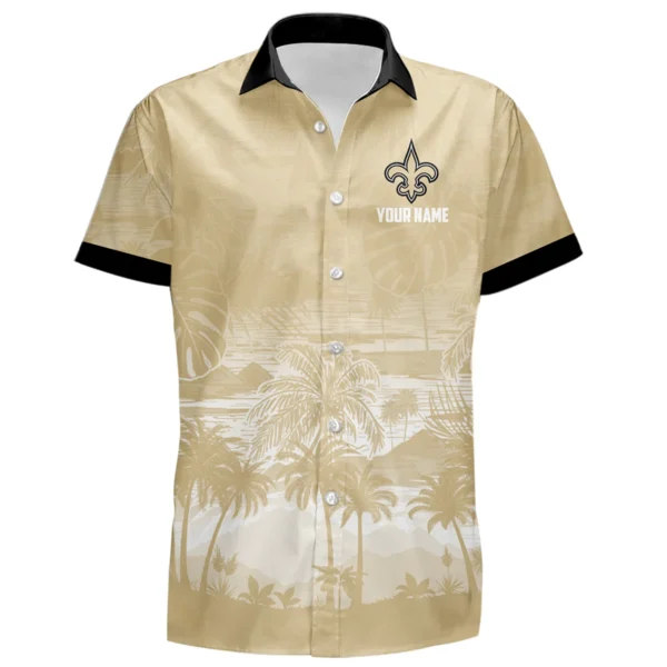 New Orleans Saints Hawaiian Shirt 2026 Premium Crinkle Textured Personalize Name