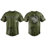 Houston Astros Baseball Jersey x Bass Fishing New Limited Premium