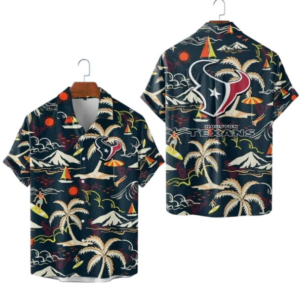 Houston Texans Hawaiian Shirt Premium Material Options 2027 Limited Premium Crinkle Textured