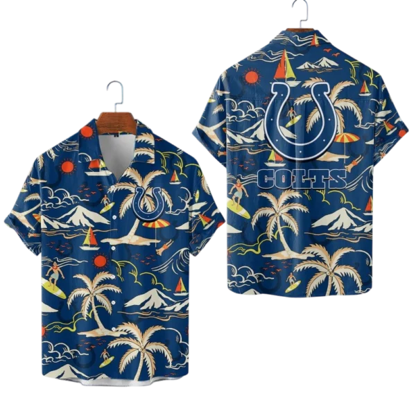 Indianapolis Colts Hawaiian Shirt Premium Material Options 2027 Limited Premium Crinkle Textured