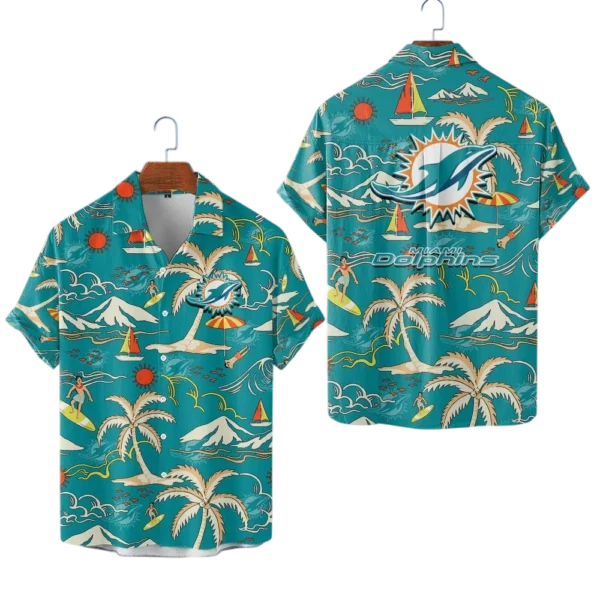 Miami Dolphins Hawaiian Shirt Premium Material Options 2027 Limited Premium Crinkle Textured
