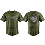 Milwaukee Brewers Baseball Jersey x Bass Fishing New Limited Premium