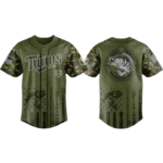 Minnesota Twins Baseball Jersey x Bass Fishing New Limited Premium