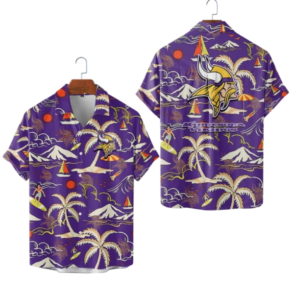 Minnesota Vikings Hawaiian Shirt Premium Material Options 2027 Limited Premium Crinkle Textured