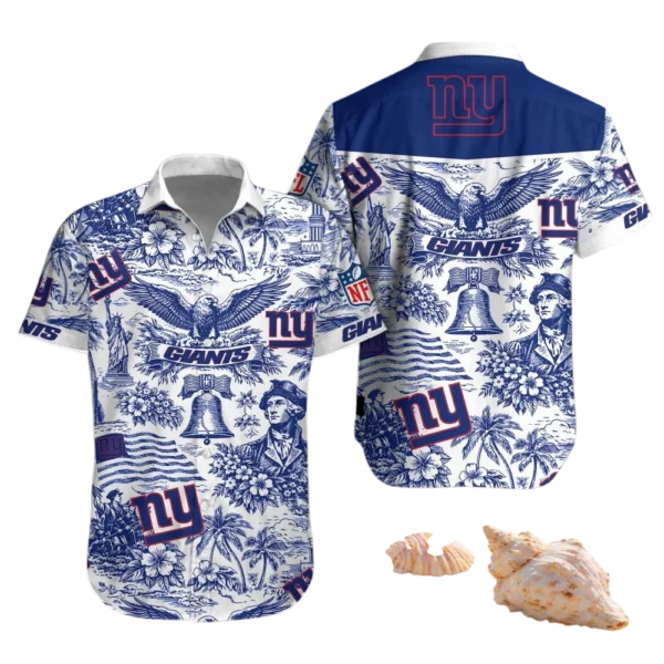 New York Giants Hawaiian Shirt Premium Material Options 2027 Limited