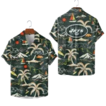 New York Jets Hawaiian Shirt Premium Material Options 2027 Limited Premium Crinkle Textured