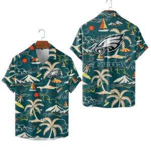 Philadelphia Eagles Hawaiian Shirt Premium Material Options 2027 Limited Premium Crinkle Textured
