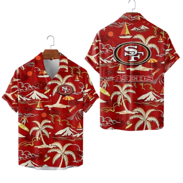 San Francisco 49ers Hawaiian Shirt Premium Material Options 2027 Limited Premium Crinkle Textured