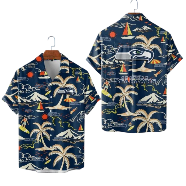 Seattle Seahawks Hawaiian Shirt Premium Material Options 2027 Limited Premium Crinkle Textured