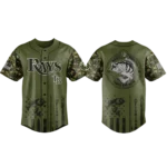 Tampa Bay Rays Baseball Jersey x Bass Fishing New Limited Premium