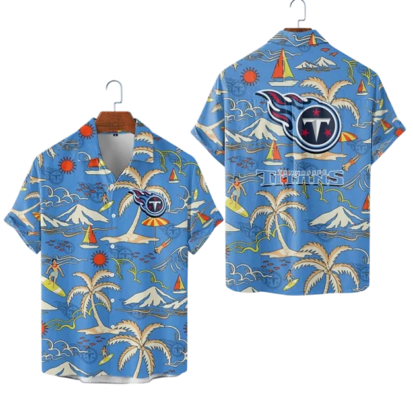 Tennessee Titans Hawaiian Shirt Premium Material Options 2027 Limited Premium Crinkle Textured