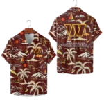 Washington Commanders Hawaiian Shirt Premium Material Options 2027 Limited Premium Crinkle Textured