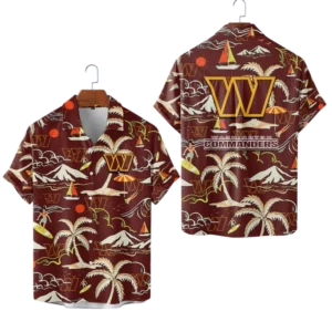 Washington Commanders Hawaiian Shirt Premium Material Options 2027 Limited Premium Crinkle Textured