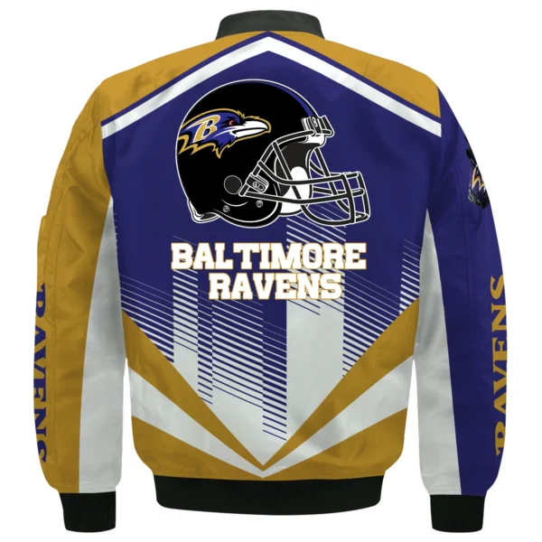 Baltimore Ravens Bomber Jacket All Over Prints Custom Name