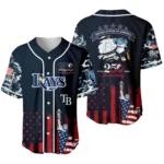 Tampa Bay Rays x 250th Anniversay Baseball Jersey Limited Edition Premium Short Sleeve Personalize Name
