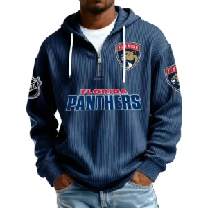 Florida Panthers Men’s Corduroy Quarter Zip Hoodie
