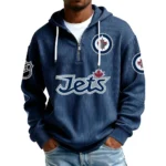 Winnipeg Jets Men’s Corduroy Quarter Zip Hoodie