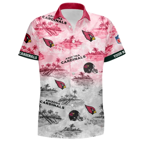Arizona Cardinals Hawaiian Shirt 2026 Limited Premium Crinkle Textured Personalize Name