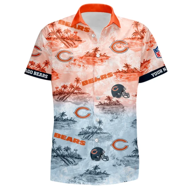Chicago Bears Hawaiian Shirt 2026 Limited Premium Crinkle Textured Personalize Name