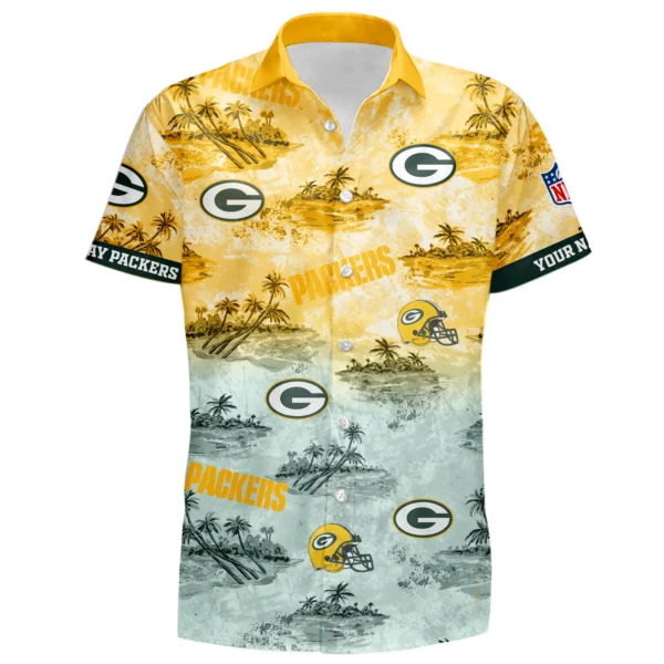 Green Bay Packers Hawaiian Shirt 2026 Limited Premium Crinkle Textured Personalize Name