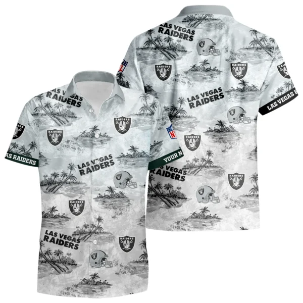 Las Vegas Raiders Hawaiian Shirt 2026 Limited Premium Crinkle Textured Personalize Name