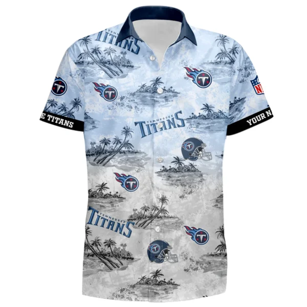 Tennessee Titans Hawaiian Shirt 2026 Limited Premium Crinkle Textured Personalize Name