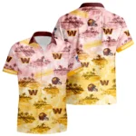 Washington Commanders Hawaiian Shirt 2026 Limited Premium Crinkle Textured Personalize Name