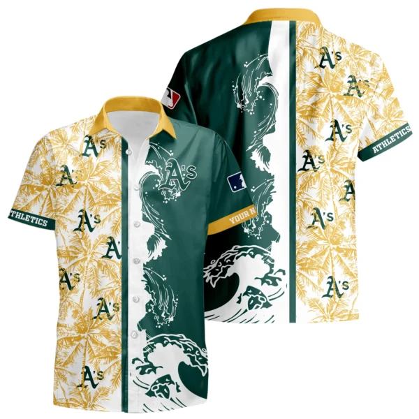 Athletics Hawaiian Shirt Personalize Name 2027 Limited Premium Material Options
