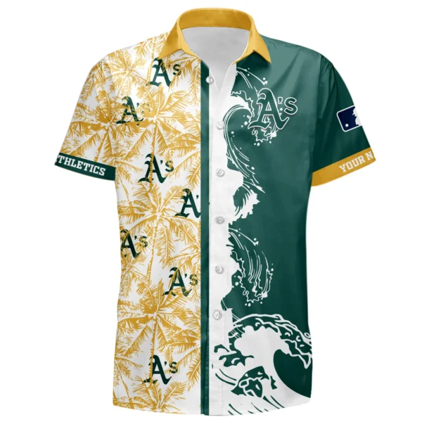 Athletics Hawaiian Shirt Personalize Name 2027 Limited Premium Material Options