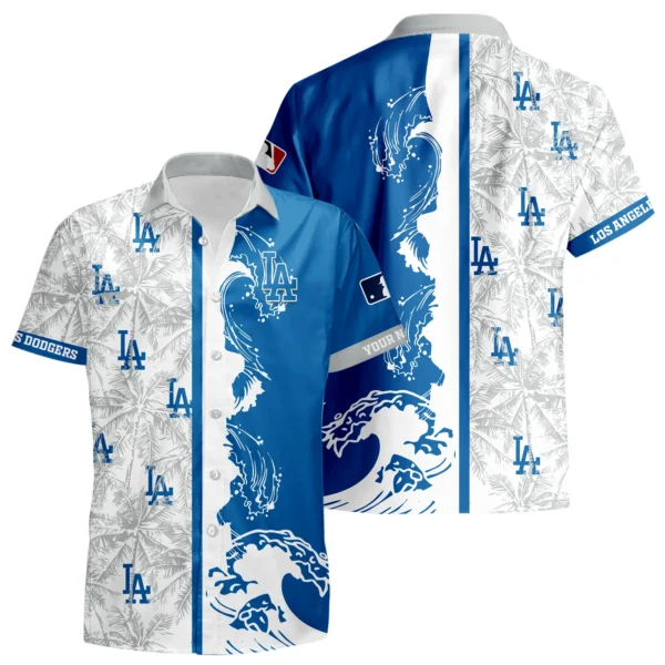 Los Angeles Dodgers Hawaiian Shirt Personalize Name 2027 Limited Premium Material Options