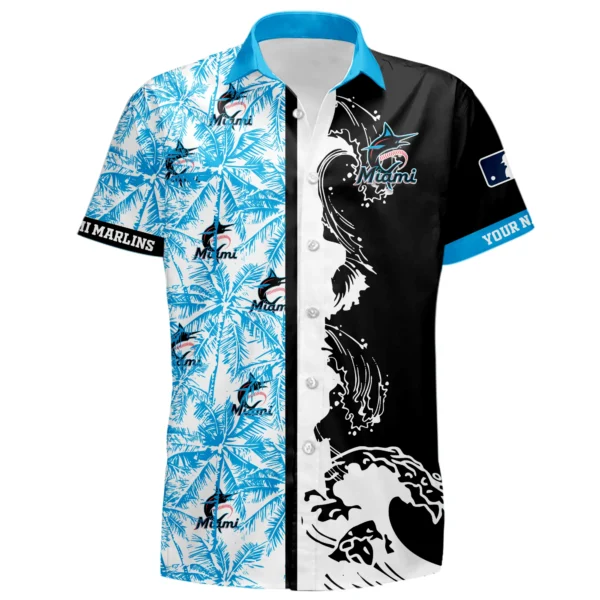 Miami Marlins Hawaiian Shirt Personalize Name 2027 Limited Premium Material Options