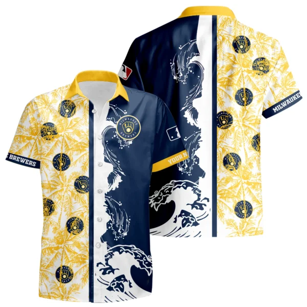 Milwaukee Brewers Hawaiian Shirt Personalize Name 2027 Limited Premium Material Options