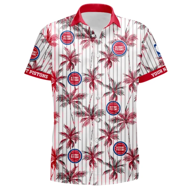 Detroit Pistons Hawaiian Shirt 2027 Limited Premium Material Options Edition Premium Crinkle Textured