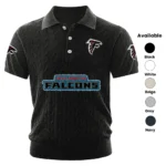 Atlanta Falcons Men’s Knitted Short Sleeve Polo Shirt