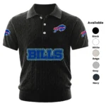 Buffalo Bills Men’s Knitted Short Sleeve Polo Shirt