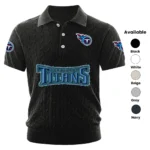 Tennessee Titans Men’s Knitted Short Sleeve Polo Shirt