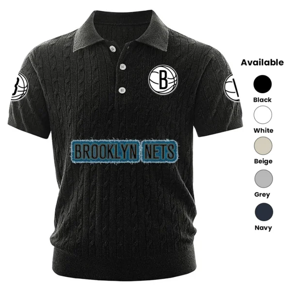 Brooklyn Nets Men’s Polo Shirt Knitted 2027 Limited