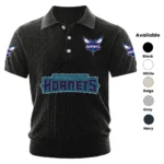 Charlotte Hornets Men’s Polo Shirt Knitted 2027 Limited