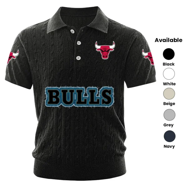 Chicago Bulls Men’s Polo Shirt Knitted 2027 Limited