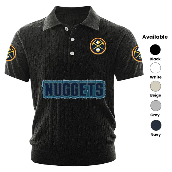 Denver Nuggets Men’s Polo Shirt Knitted 2027 Limited