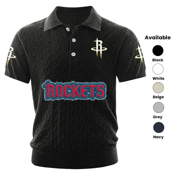 Houston Rockets Men’s Polo Shirt Knitted 2027 Limited