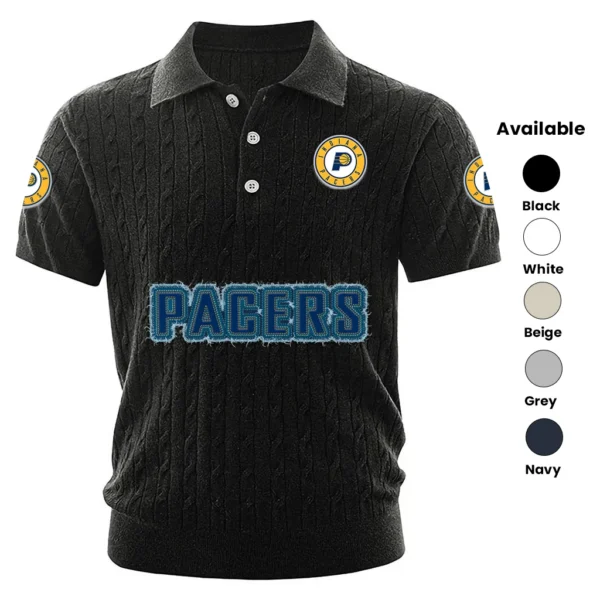 Indiana Pacers Men’s Polo Shirt Knitted 2027 Limited