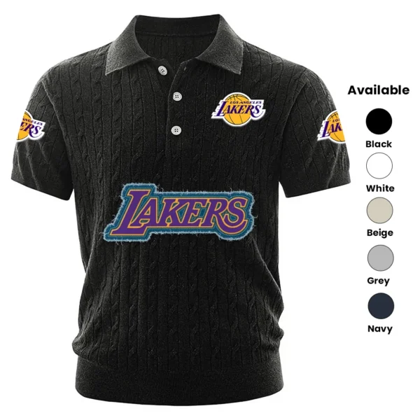 Los Angeles Lakers Men’s Polo Shirt Knitted 2027 Limited