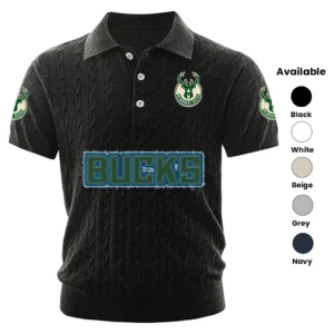 Milwaukee Bucks Men’s Polo Shirt Knitted 2027 Limited