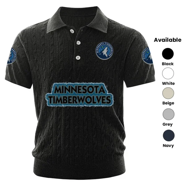 Minnesota Timberwolves Men’s Polo Shirt Knitted 2027 Limited