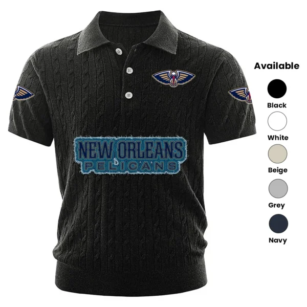 New Orleans Pelicans Men’s Polo Shirt Knitted 2027 Limited