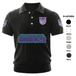 Sacramento Kings Men’s Polo Shirt Knitted 2027 Limited